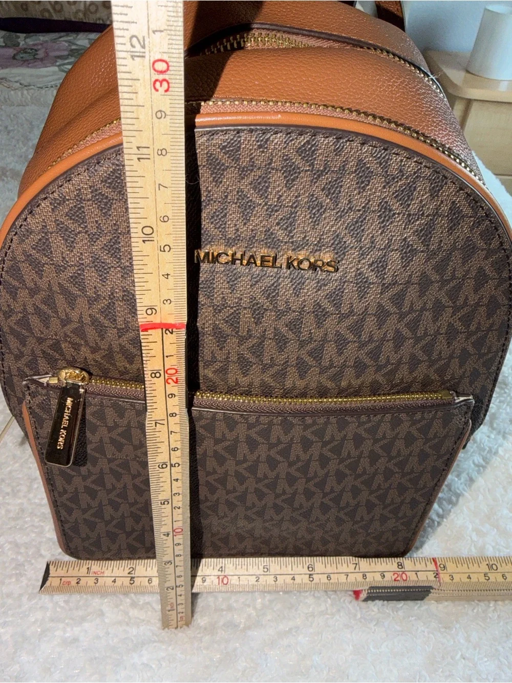 Michael Kors Brown Backpack